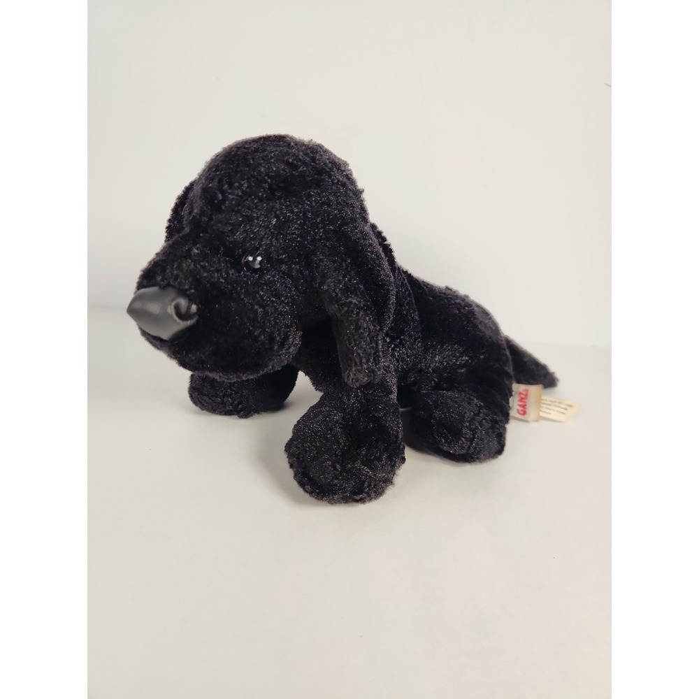 Ganz Webkinz Black Lab Plush HM136 Retired 2007 Dog Stuffed Animal No Code